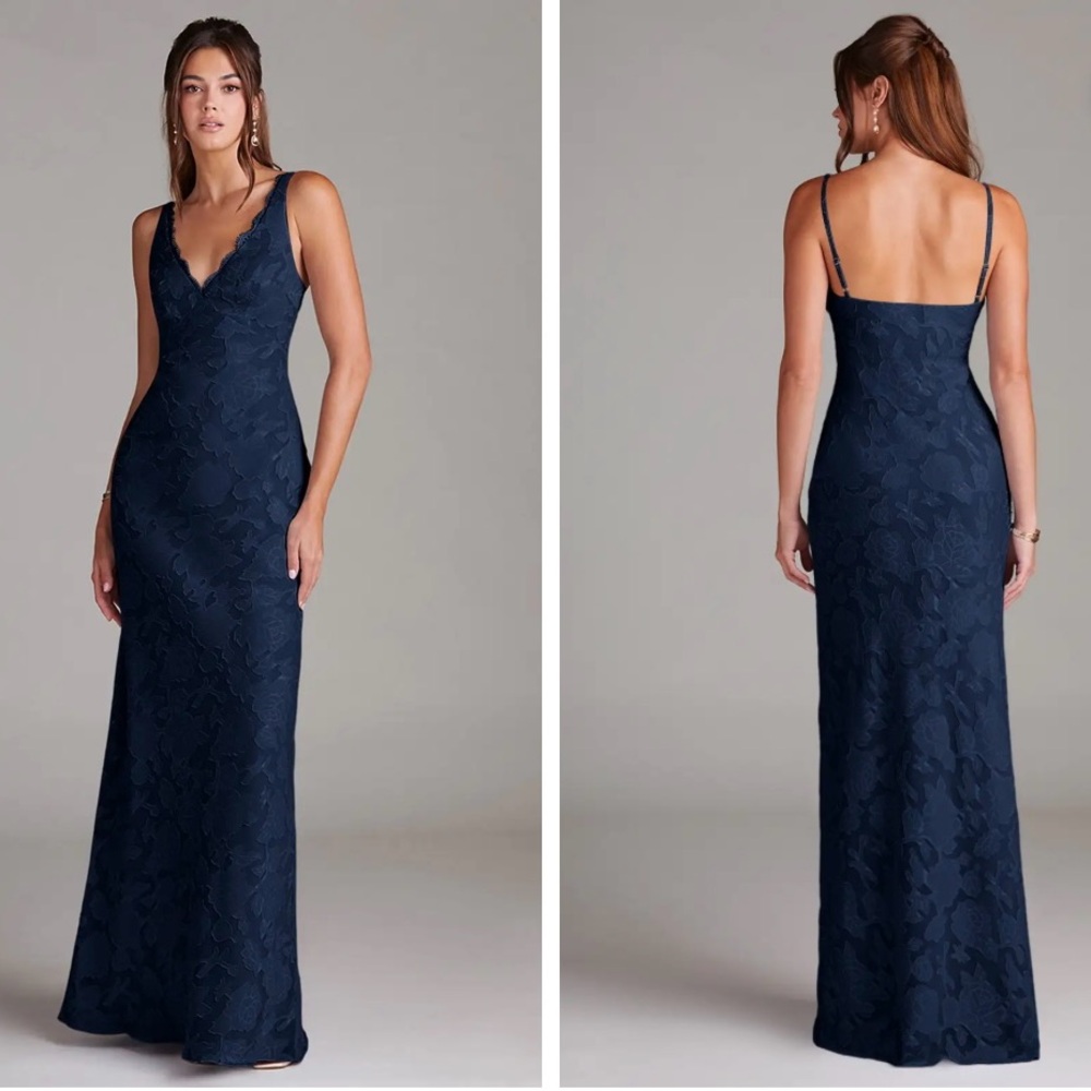 Elegant Navy Blue Women's Dress